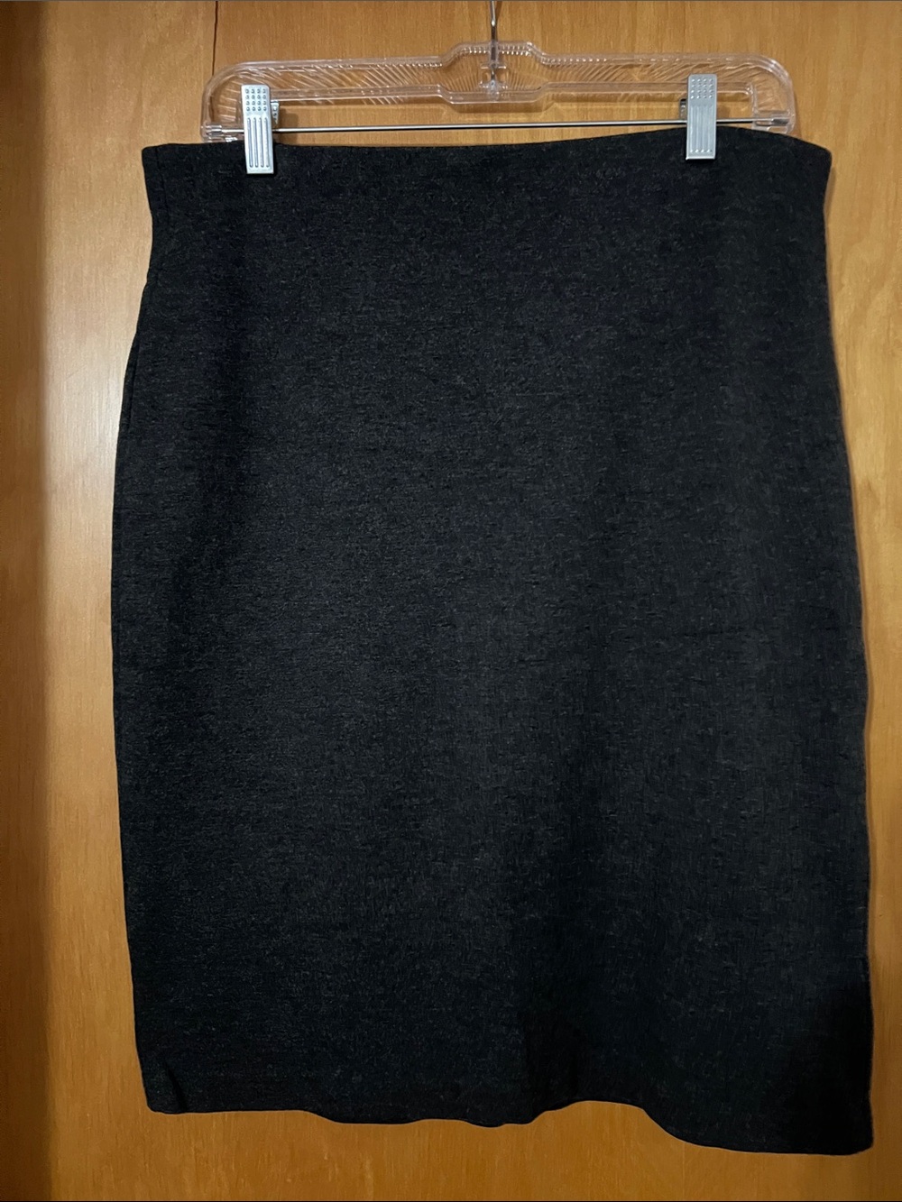 Philosophy Black Knit Pencil Skirt